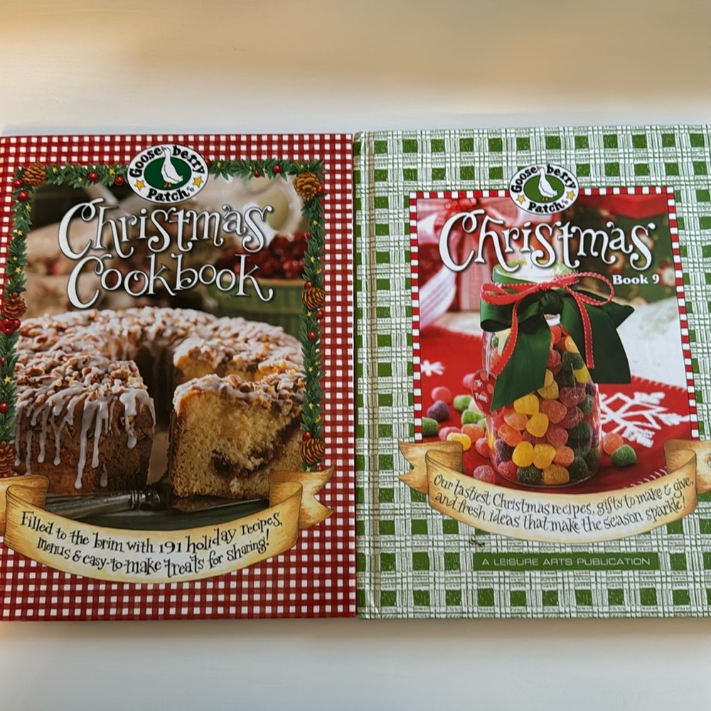 Gooseberry Patch Christmas Cookbook and Crafts and Cookbook Books
